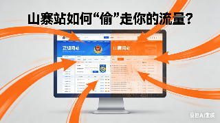 山寨站如何“偷”走你的流量？