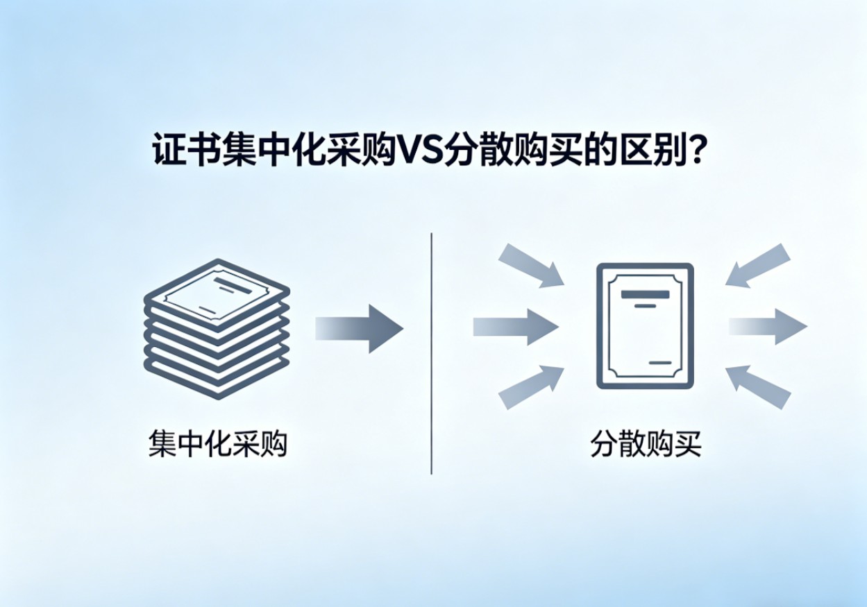 SSL证书集中化采购VS分散购买的区别？